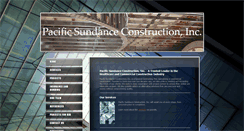 Desktop Screenshot of pacificsundance.com